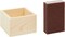 10 Unfinished Small Wooden Boxes for Crafts with 1 Sanding Sponge (4 In, 11 Pieces) - Mini Wooden Crates - Mini Crates For Centerpieces
